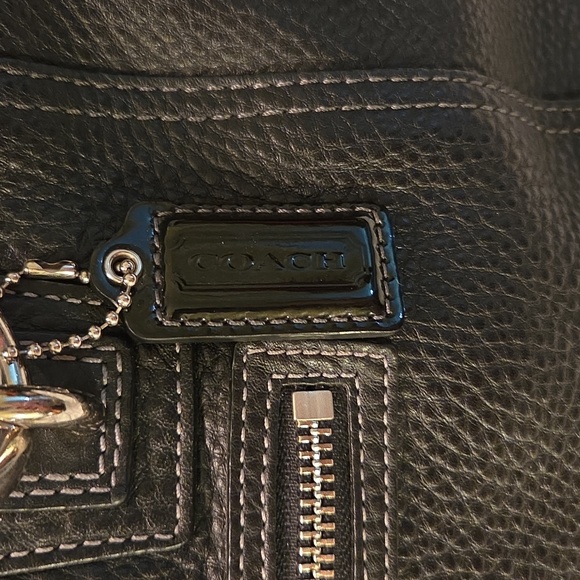 Coach Black Pebbled Leather Penelope Shoulder Bag - Picture 3 of 13